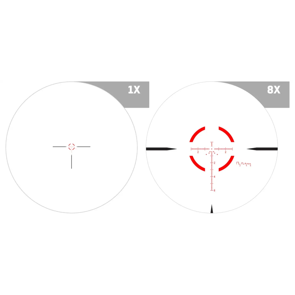Оптичний приціл Integrix iX8 1-8х28 FFP сітка A1 MOA з підсвічуванням (iX801FA1) - зображення 9