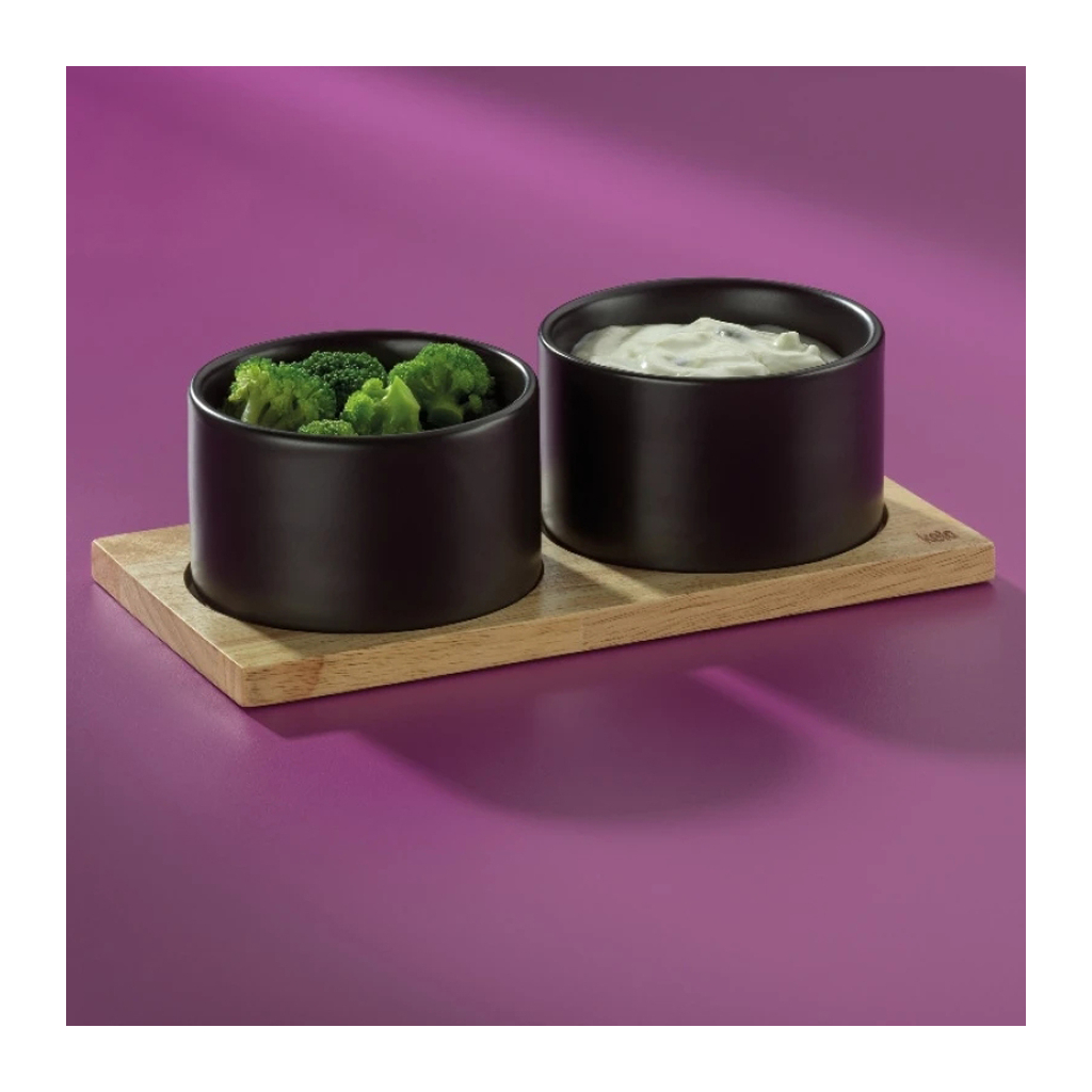 Набір для фондю Kela Gunten, 2 чаші та підставка (10069) - зображення 2