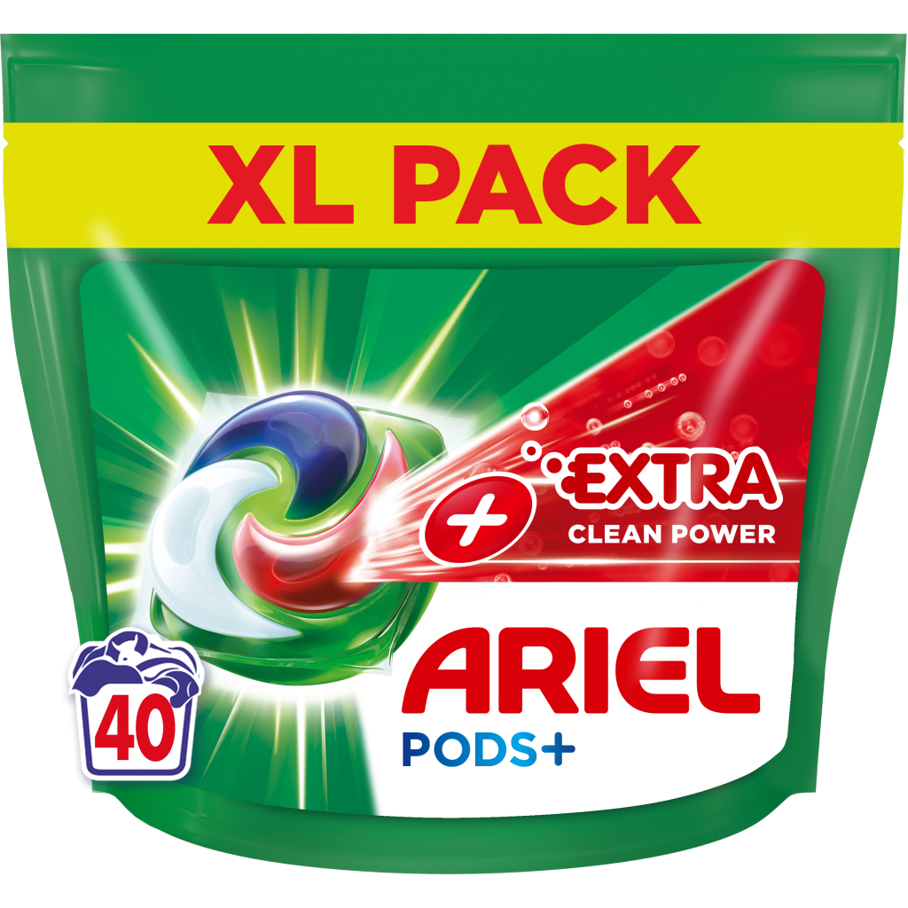Капсули для прання Ariel Pods All-in-1 + Сила екстраочищення 40 шт. (8001090805591) - зображення 1