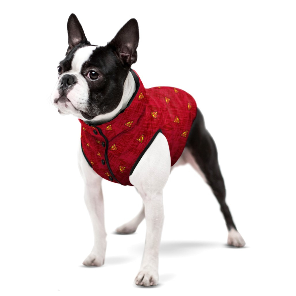 Курточка для тварин WAUDOG Clothes "Супермен червоний" L 55 (0955-4007) - зображення 3