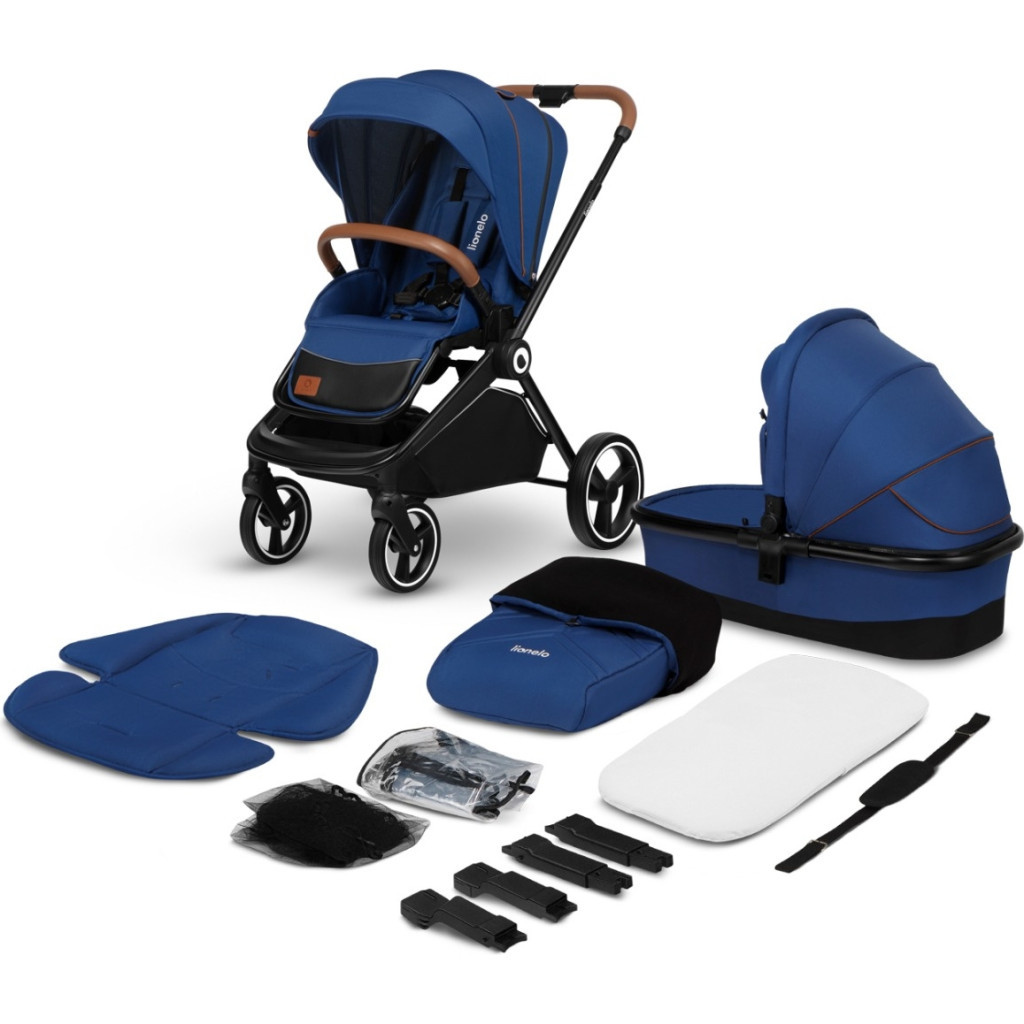 Коляска Lionelo 2 в 1 Mika Blue Navy (LO-MIKA 2IN1 BLUE NAVY) - зображення 12