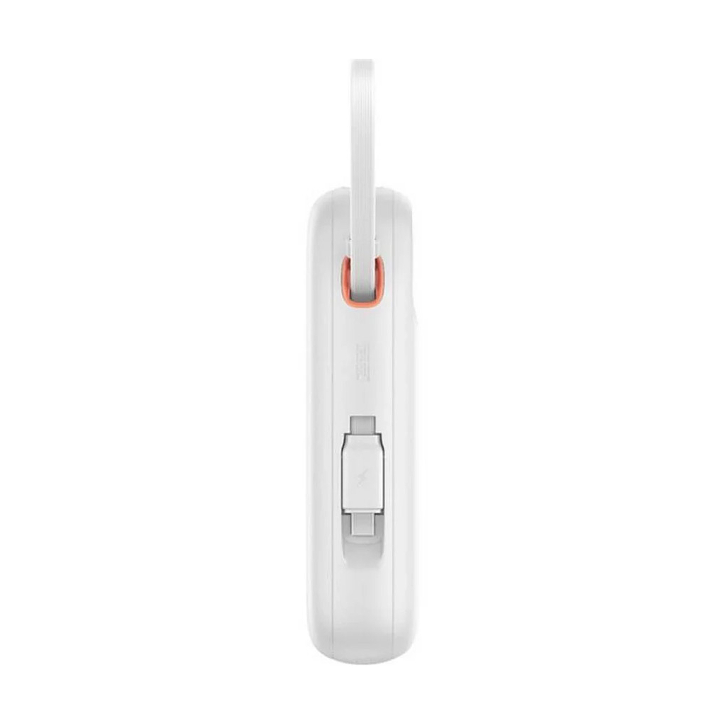 Батарея універсальна Baseus QPow2 20000mAh 30W, with 2*Type-C Cable, White (P10055009213-00) - зображення 5