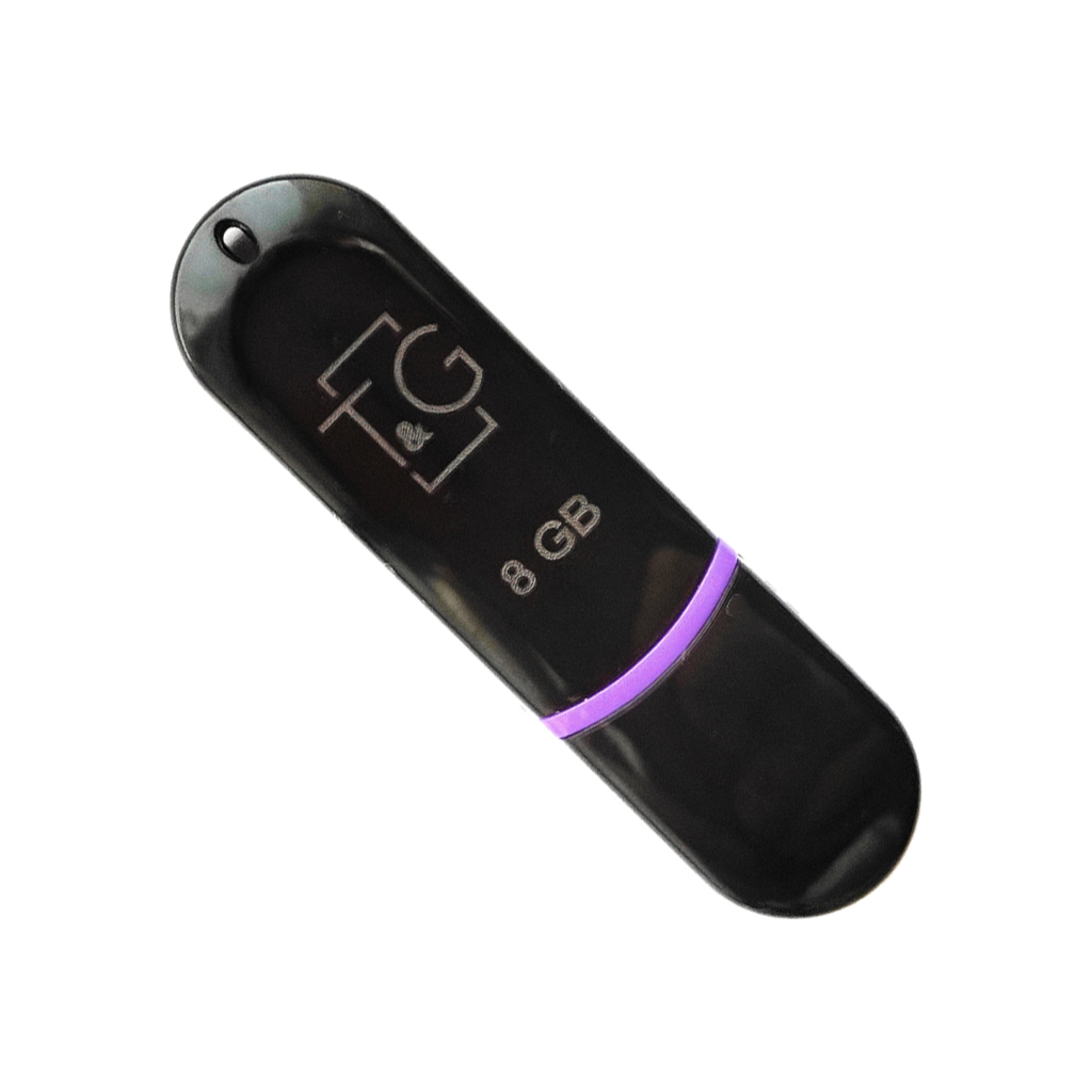 USB флеш накопичувач T&G 8GB 012 Classic Series Black USB 2.0 (TG012-8GBBK) - зображення 1