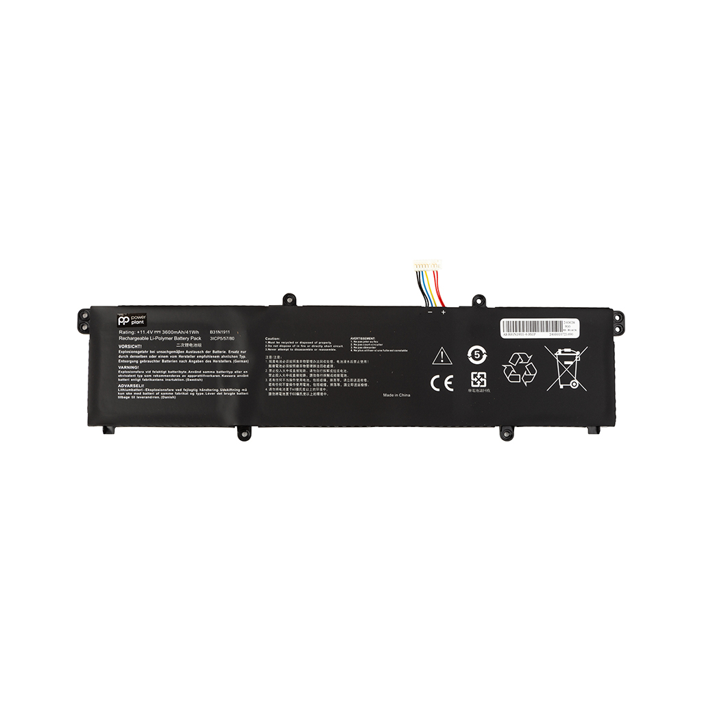 Акумулятор до ноутбука ASUS VivoBook Flip 14 (B31N1911) 11.4V 3600mAh PowerPlant (NB431922) - зображення 1