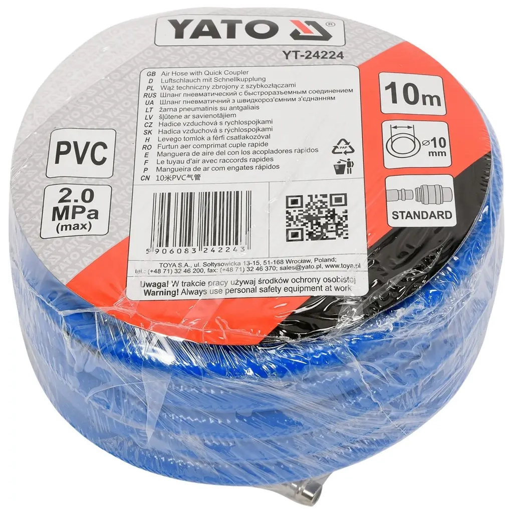 Пневматичний шланг Yato YT-24224 - зображення 2
