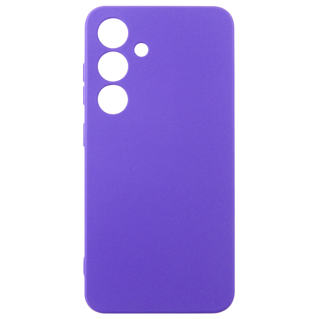 Чохол до мобільного телефона Dengos Samsung Galaxy S24 Carbon + glass Purple (DG-KM-102) - зображення 2