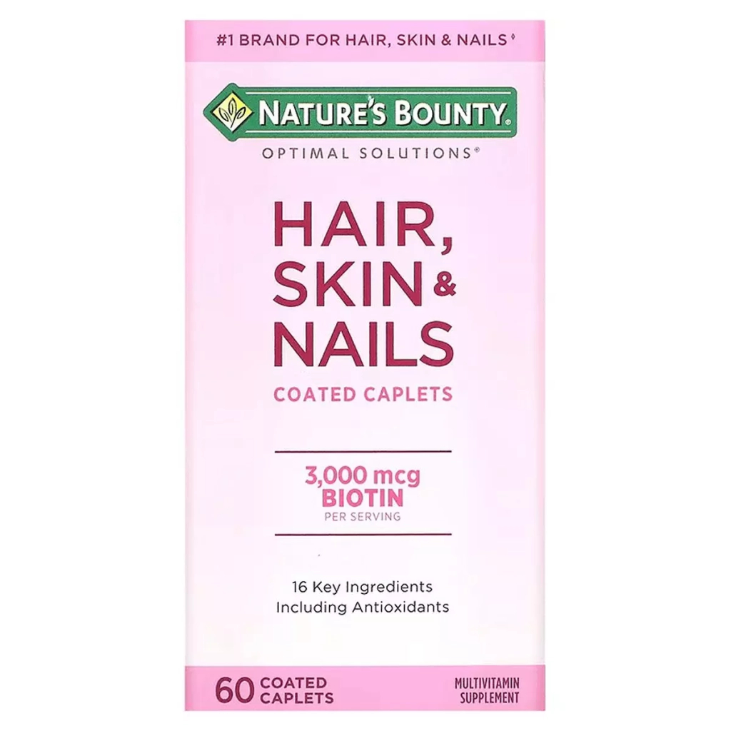 Вітамінно-мінеральний комплекс Nature's Bounty Вітаміни для Волосся, Шкіри та Нігтів, Hair, Skin & Nails, 60 таблеток (NRT-07580) - зображення 1