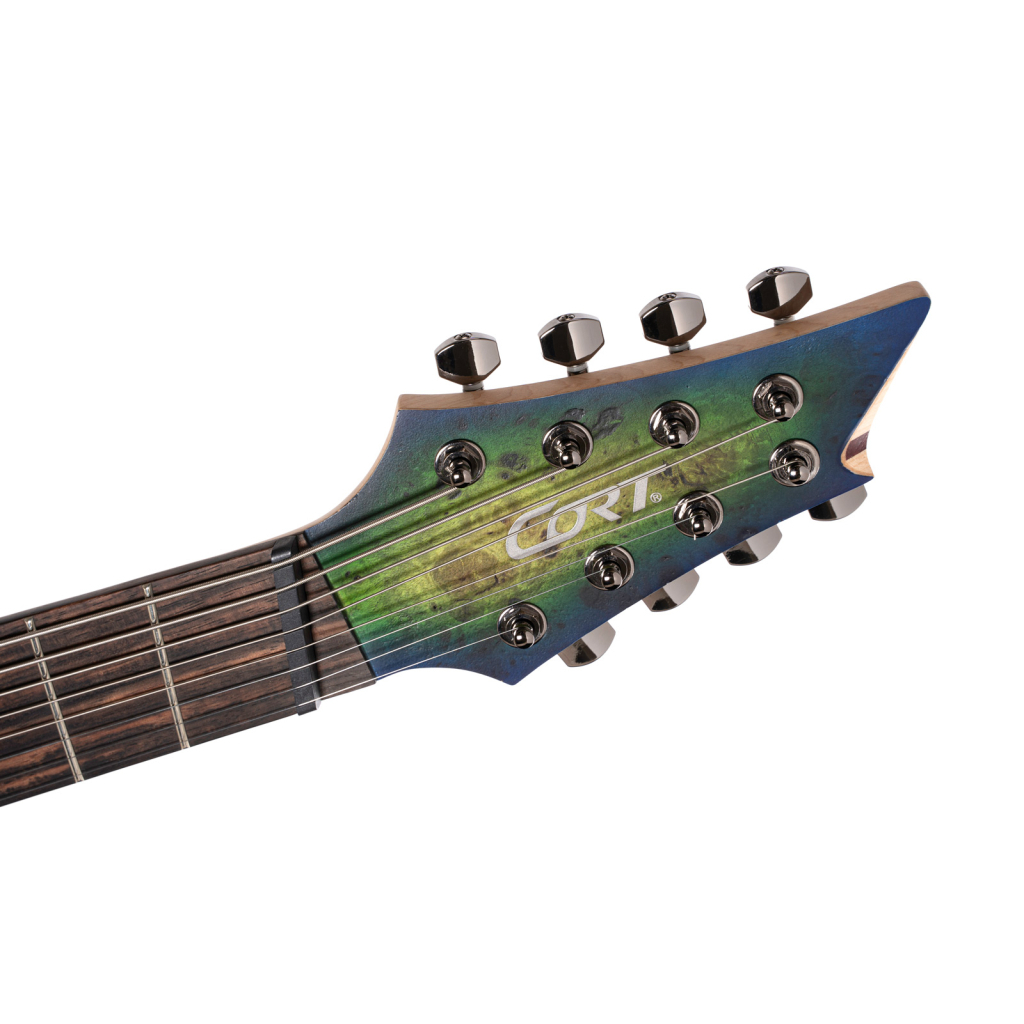 Електрогітара Cort KX508 Multi Scale II (Mariana Blue Burst) - зображення 3