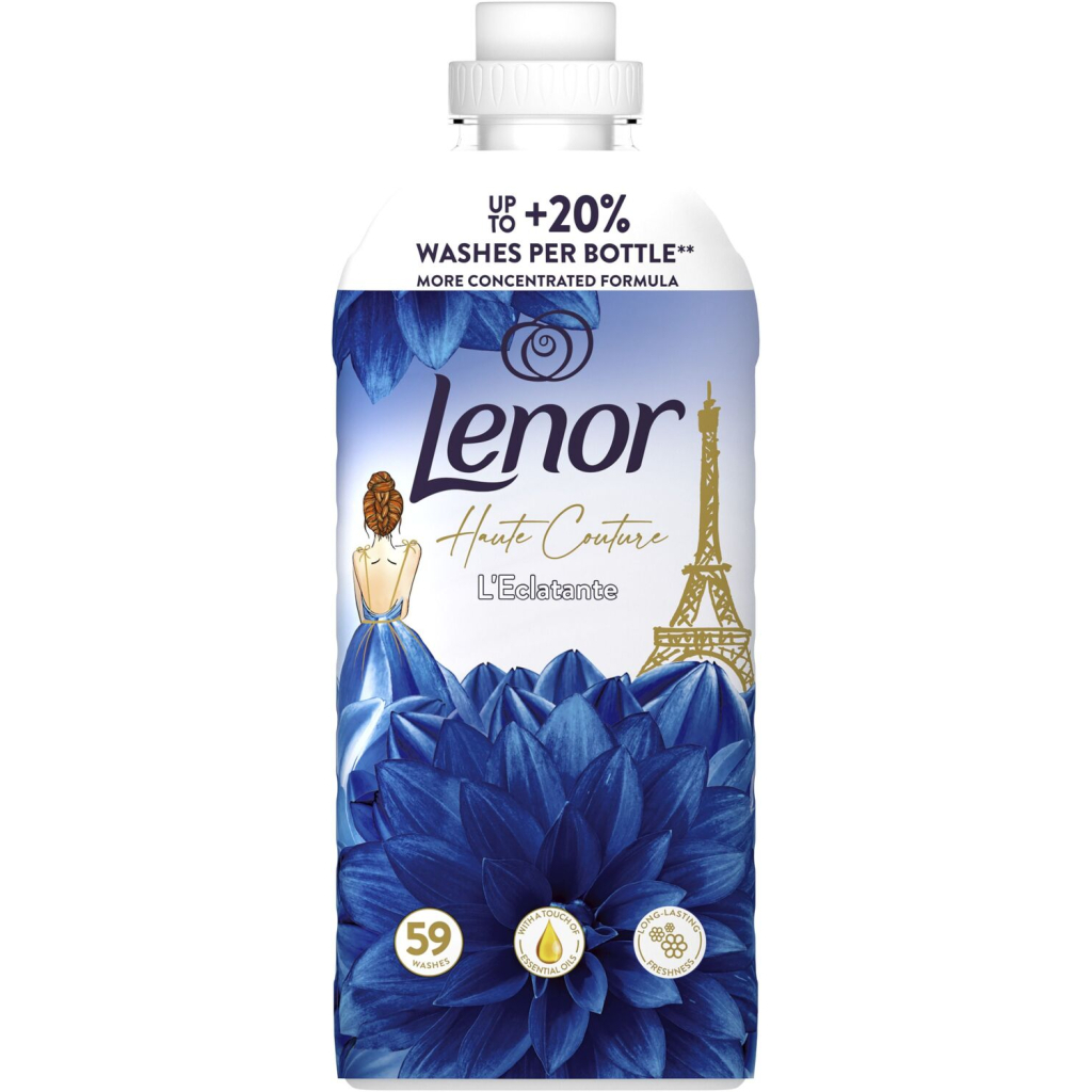 Кондиціонер для білизни Lenor Висока мода Осяйний 1.239 л (8700216723770) - изображение 2