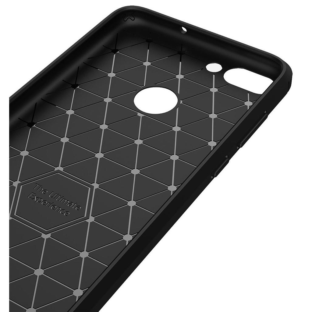 Чохол до мобільного телефона Laudtec Huawei Y7 Prime 2018 Carbon Fiber (Black) (LT-YP2018) - изображение 3