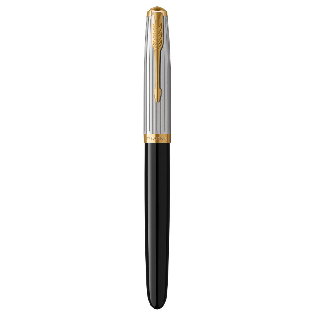 Ручка пір'яна Parker PARKER 51 Premium Black GT  FP F (56 111) - зображення 2
