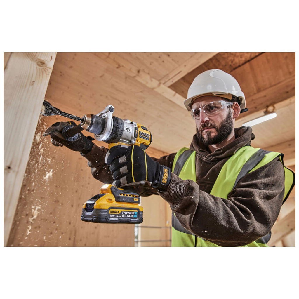 Шуруповерт DeWALT ударный XR Li-lon, 18V. 169Нм, 450-2000 об/мин, TSTAK (без АКБ и ЗУ) (DCD1007NT) - зображення 8