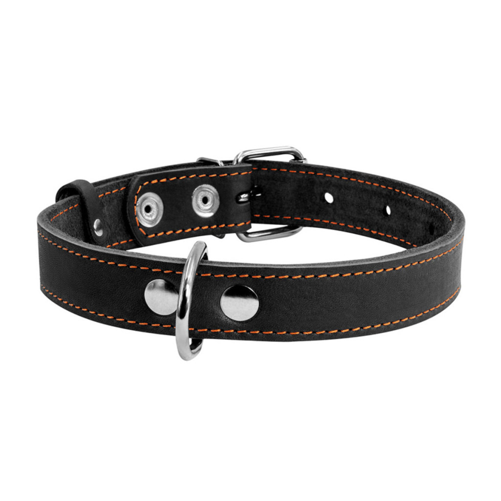 Нашийник для тварин Collar одинарний Ш 25 мм Д 38-50 см чорний (02191) - зображення 2