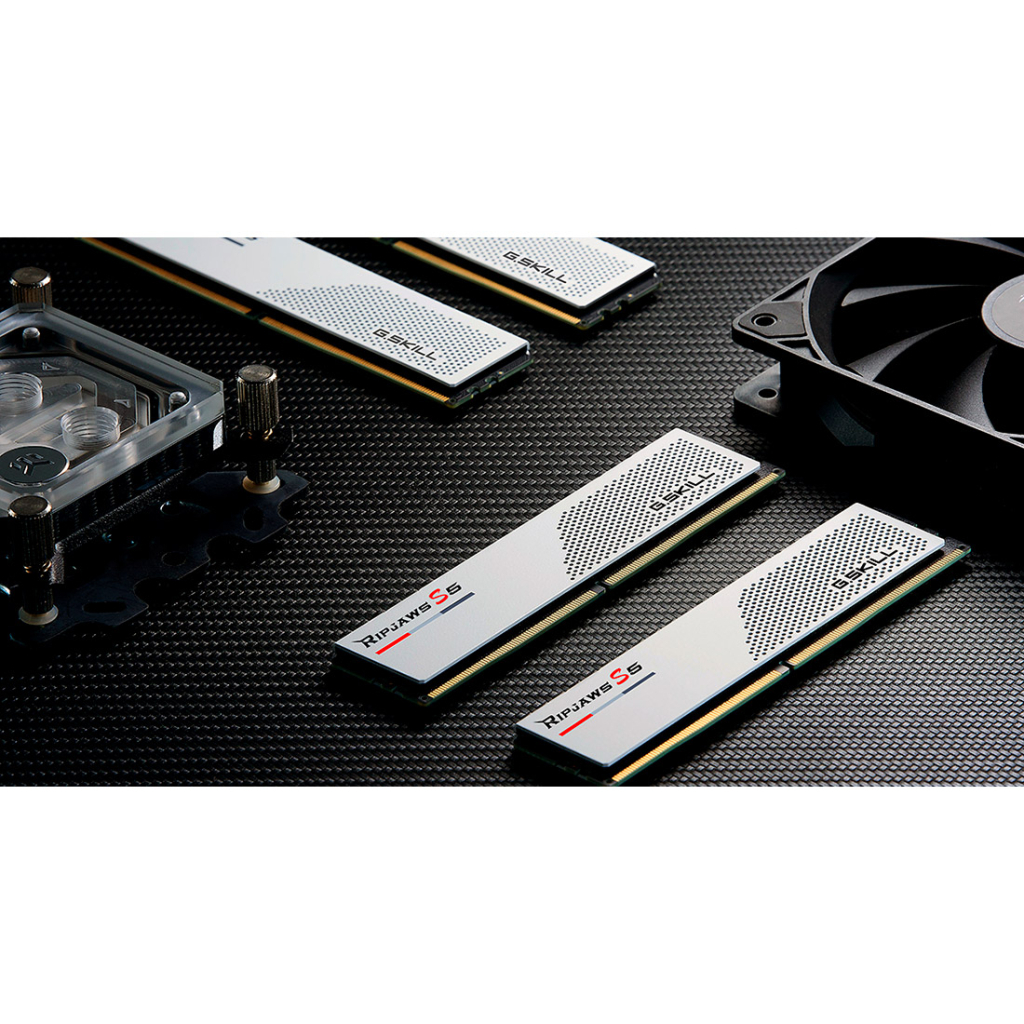Модуль пам'яті для комп'ютера DDR5 32GB (2x16GB) 6000 MHz Ripjaws S5 White G.Skill (F5-6000J3238F16GX2-RS5W) - зображення 5