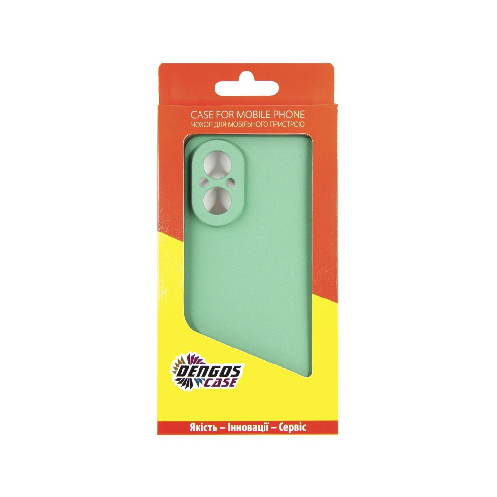 Чохол до мобільного телефона Dengos Realme C67 Soft + Glass Mint (DG-KM-100) - зображення 4