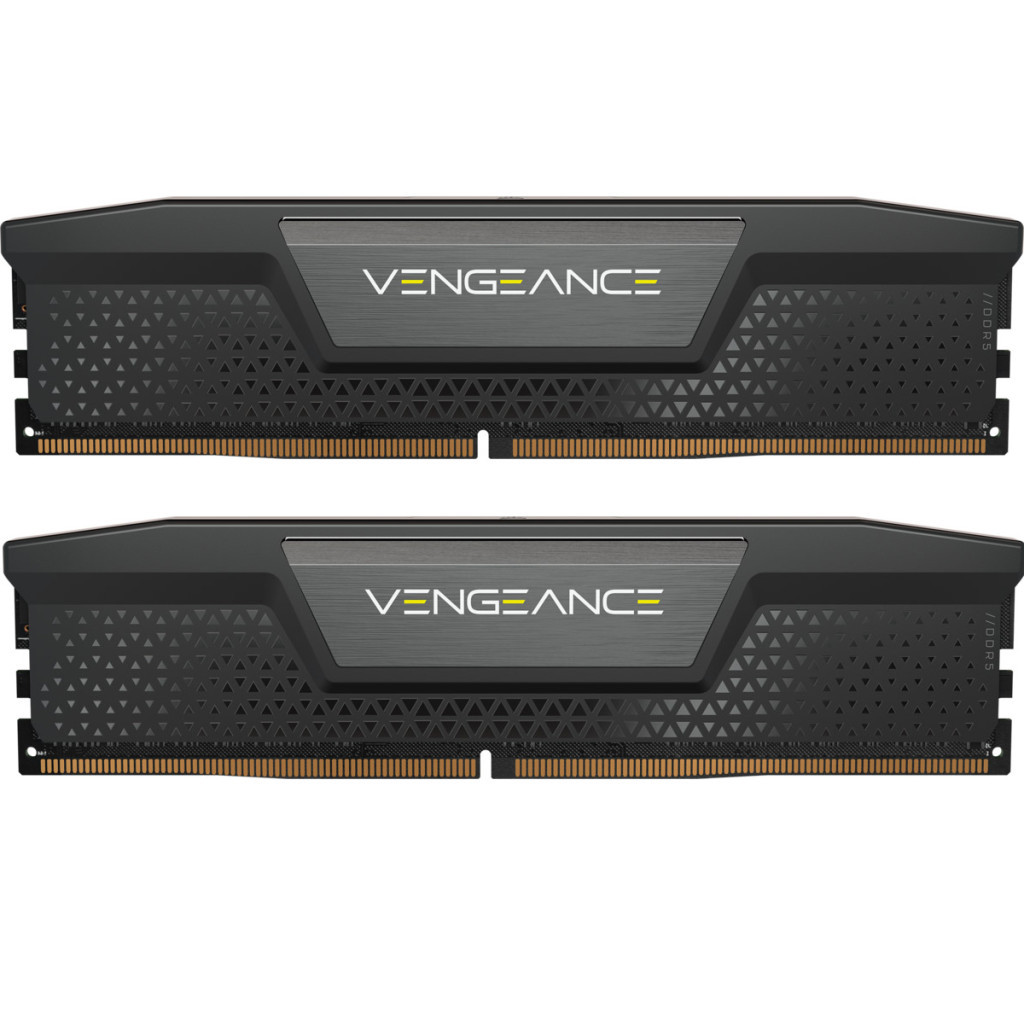 Модуль пам'яті для комп'ютера DDR5 48GB (2x24GB) 6400 MHz Vengeance Black Corsair (CMK48GX5M2B6400C36) - зображення 1