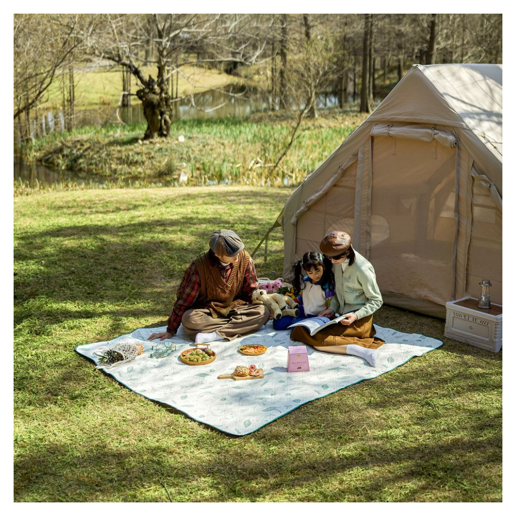 Туристичний килимок Naturehike CNH22DZ14004 180 х 200 зелений принт (6975641884927) - зображення 4