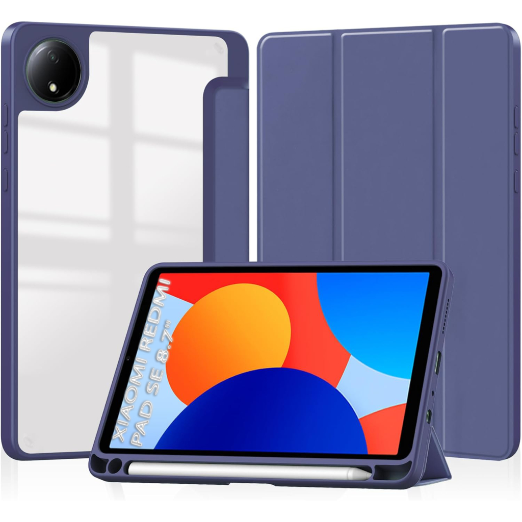 Чохол до планшета BeCover Soft Edge TPU Xiaomi Redmi Pad SE 8.7" Deep Blue (712565) - зображення 1