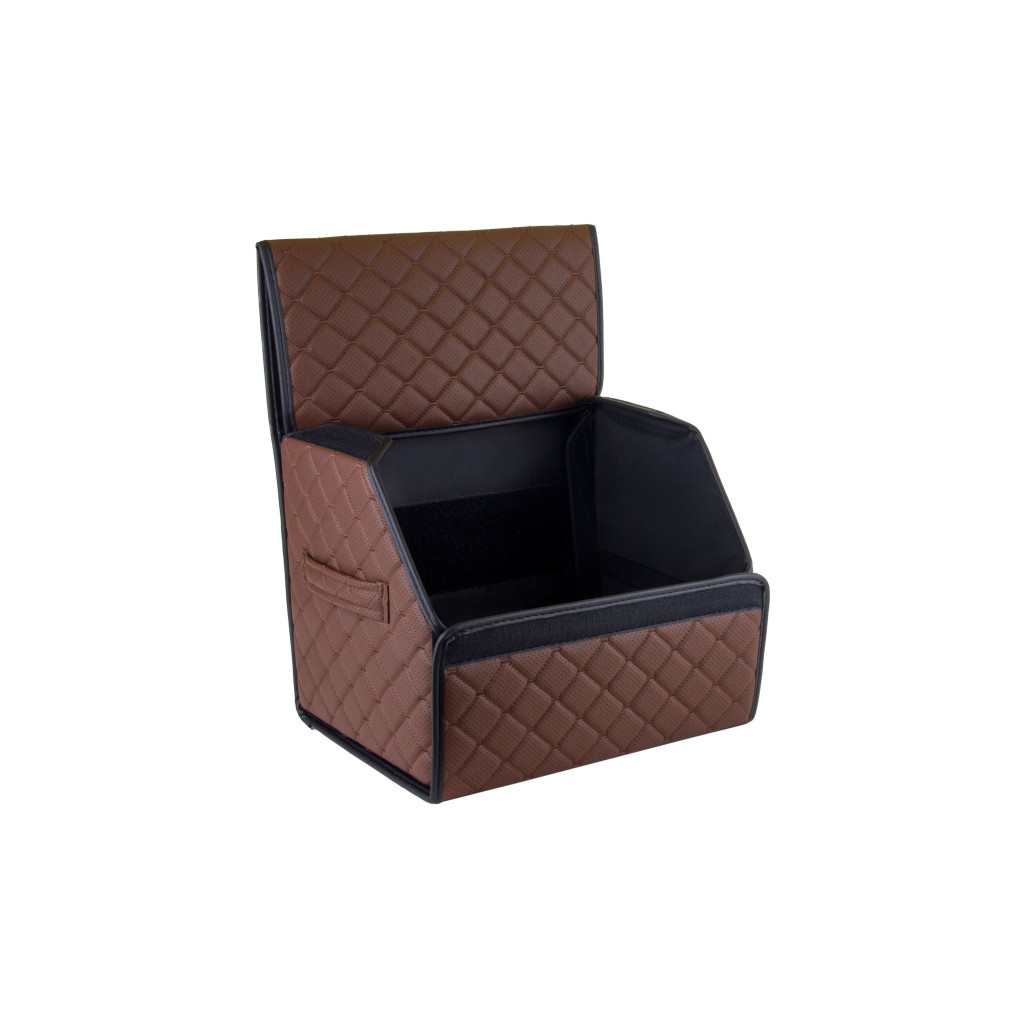 Сумка-органайзер EVAtech ECO S 30x30x35 см коричнева з коричневою ниткою (EHECESZZBB) - зображення 3