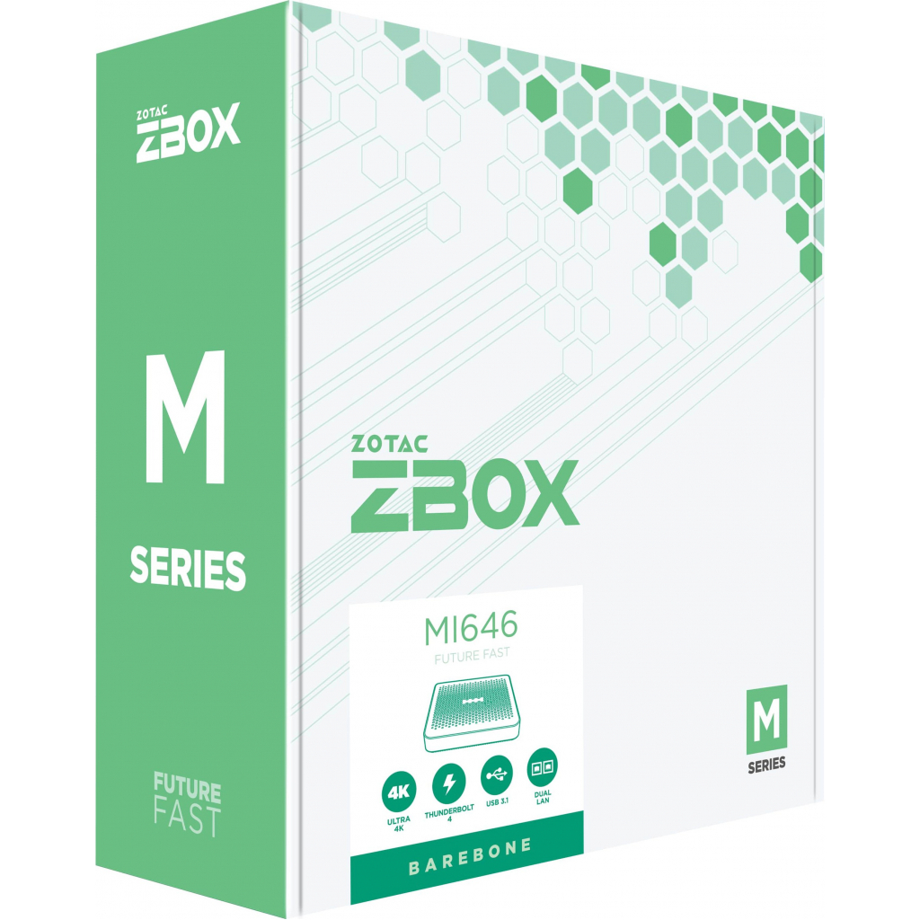 Комп'ютер Zotac ZBOX edge MI646 (Barebone) / i5-1135G7 (ZBOX-MI646-BE) - зображення 8