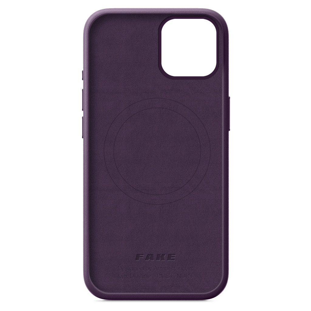 Чохол до мобільного телефона Armorstandart FAKE Leather Case Apple iPhone 15 Deep Purple (ARM76290) - зображення 2
