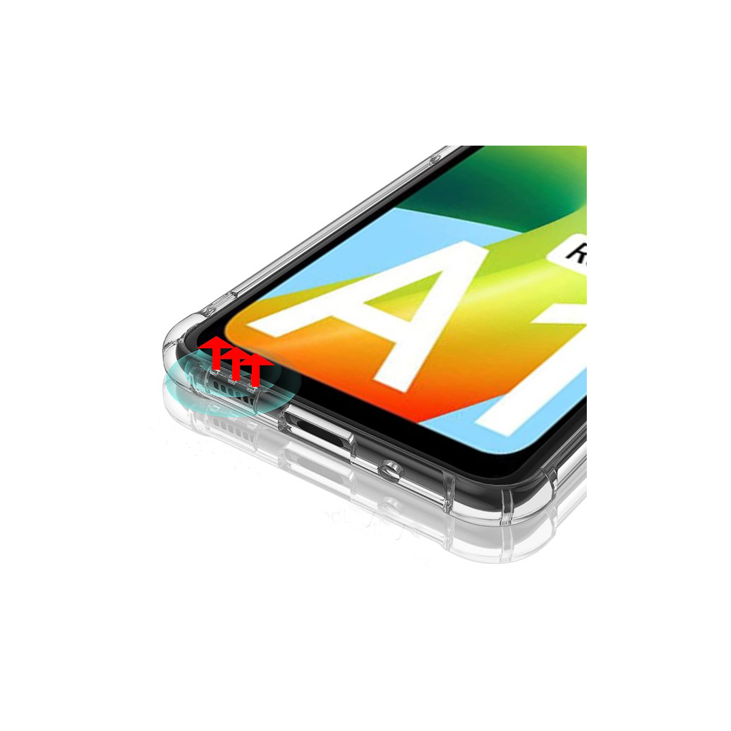 Чохол до мобільного телефона BeCover Anti-Shock Xiaomi Redmi A1 Clear (708250) - зображення 2