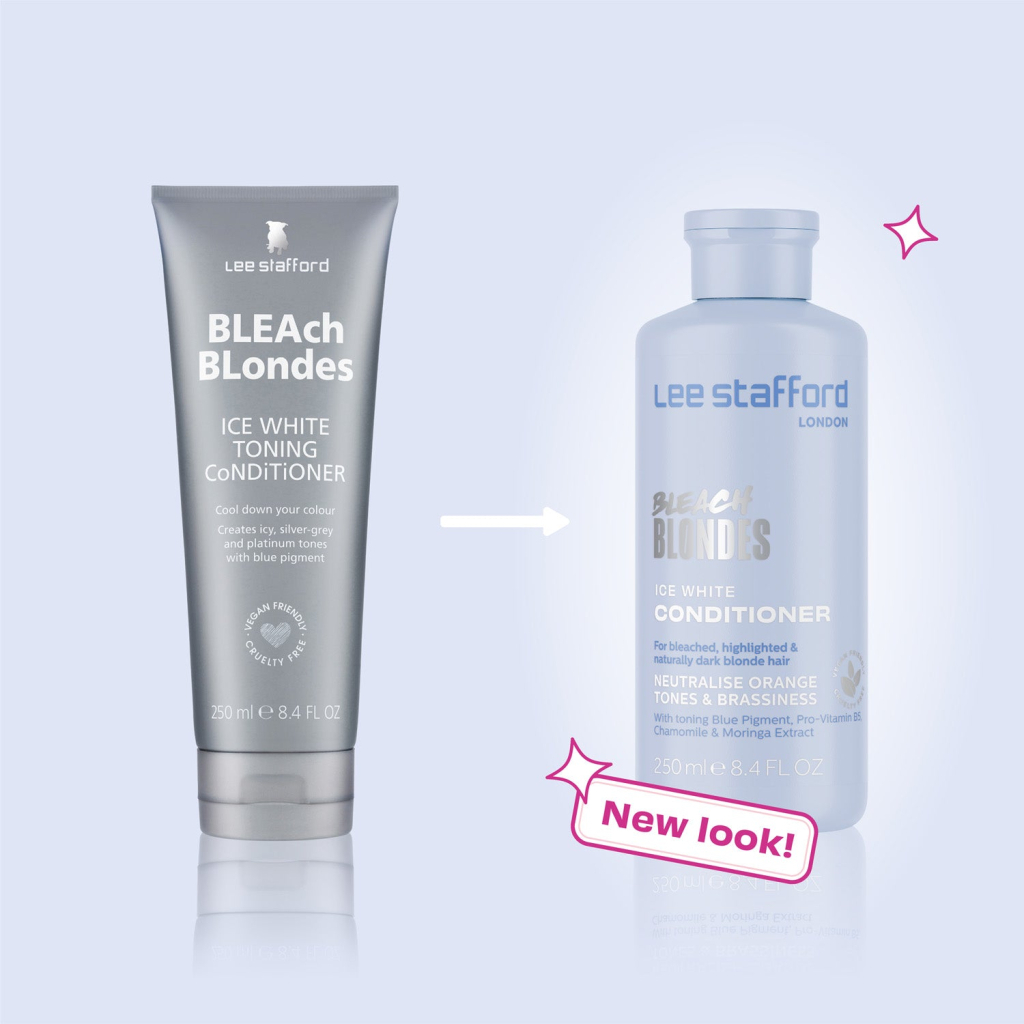 Кондиціонер для волосся Lee Stafford Bleach Blondes Ice White Conditioner 250 мл (5060282705630) - зображення 2