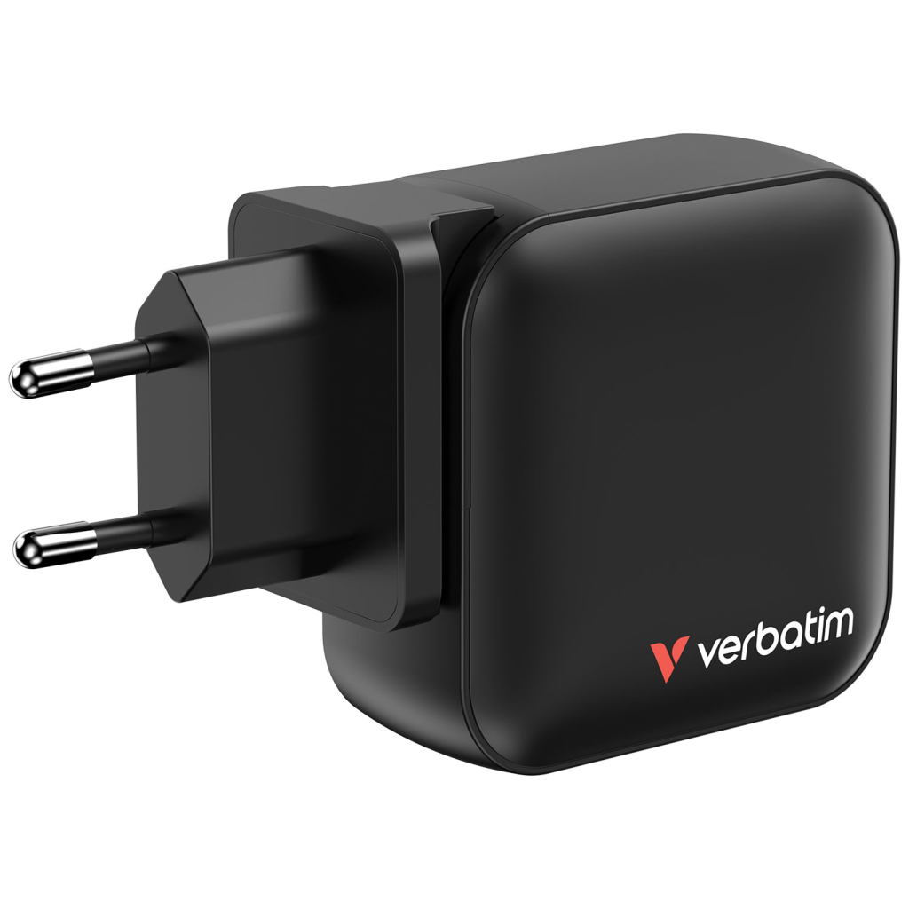 Зарядний пристрій Verbatim MiniGaN 100 W 4 ports (3xUSB-C/1xUSB-A) (32231) - зображення 2