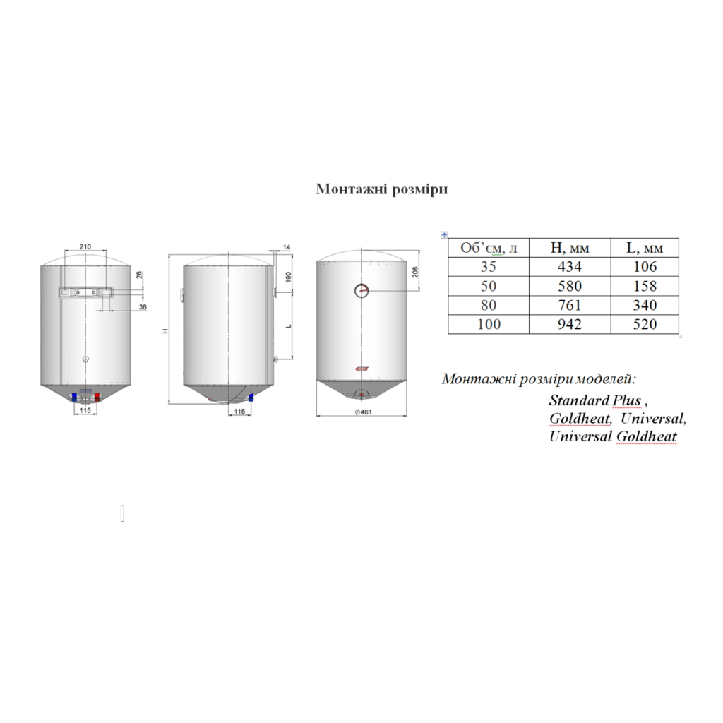 Бойлер Nova Tec Standard Plus 35 (NT-SP 35) - зображення 2