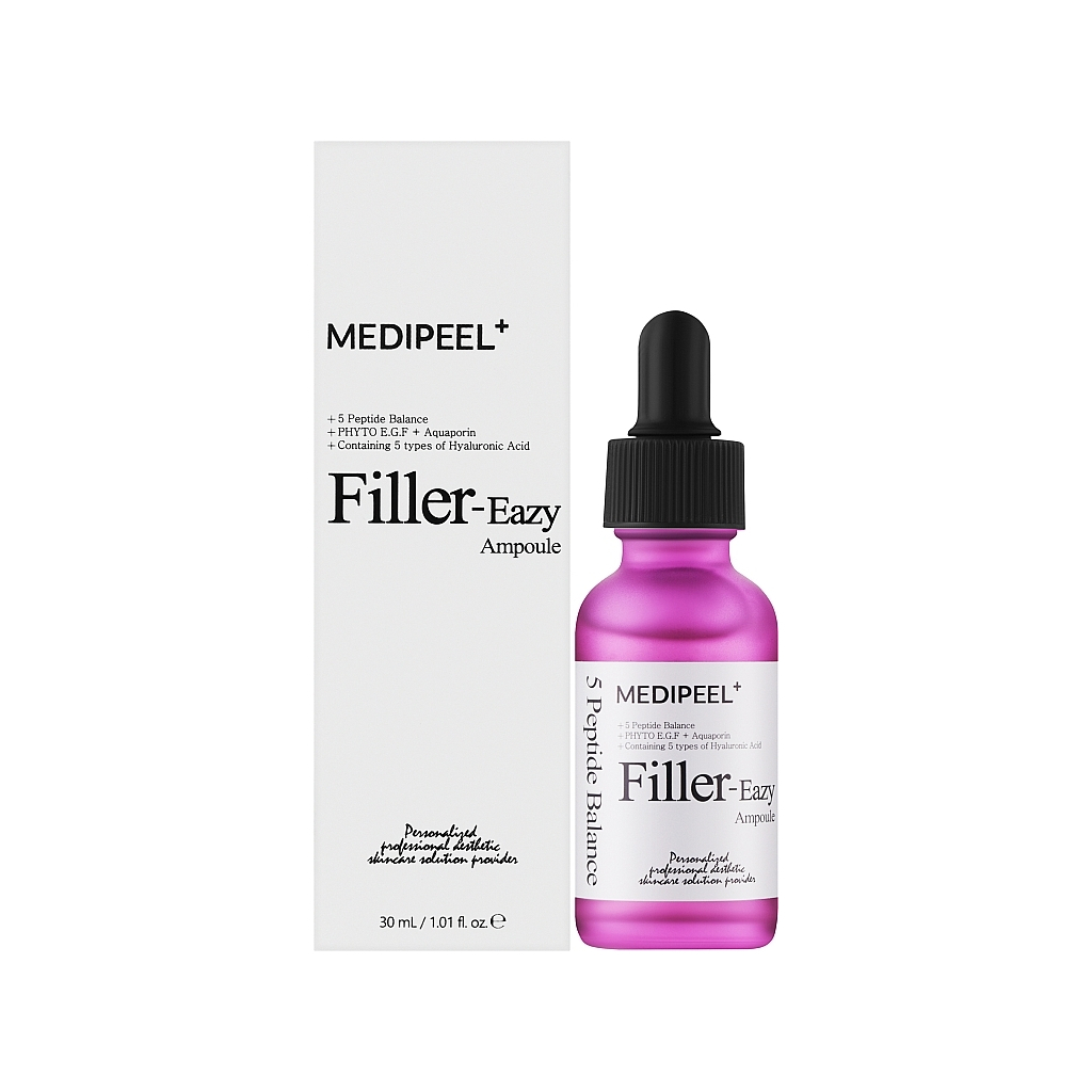 Сироватка для обличчя Medi-Peel Eazy Filler Ampoule З пептидами та EGF від зморщок 30 мл (8809941820324) - изображение 1