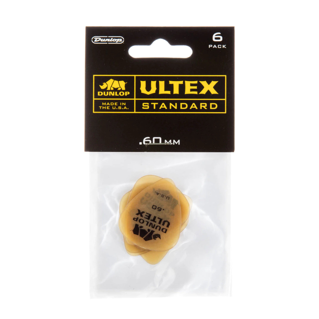 Медіатор Jim Dunlop Ultex Standard Pick .60mm 6 шт. (421P.60) - зображення 3