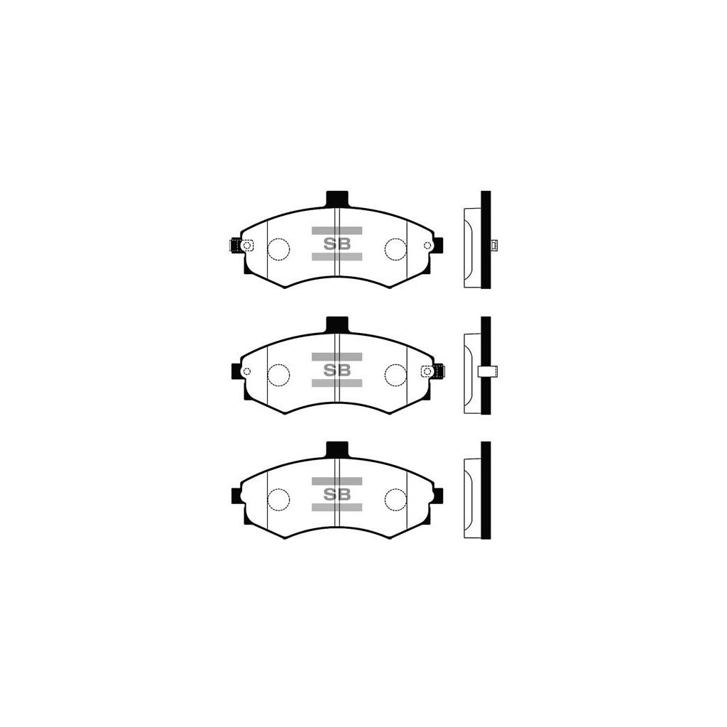 Гальмівні колодки HI-Q SP1152 - зображення 1