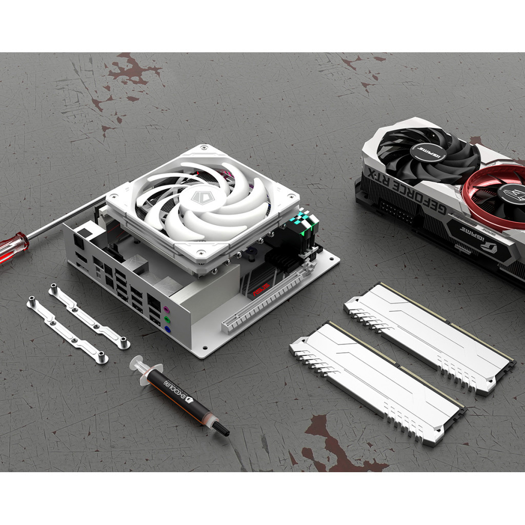 Кулер до корпусу ID-Cooling NO-12015-XT ARGB SNOW - зображення 5
