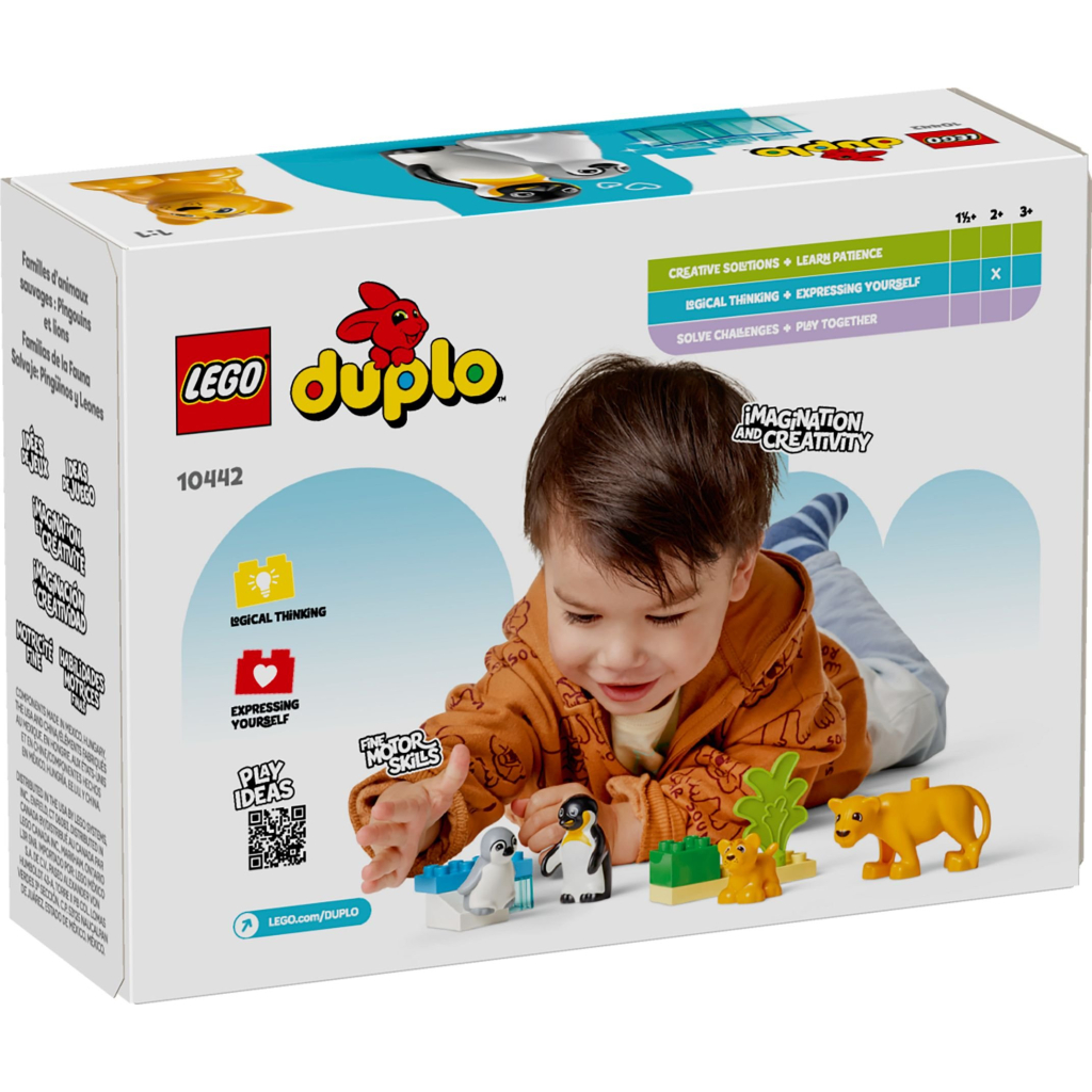 Конструктор LEGO DUPLO Town Сімейства диких тварин: Пінгвіни та Леви (10442) - зображення 6