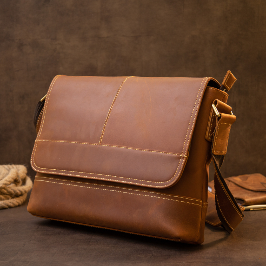 Сумка Vintage Матова Руда (20399) - зображення 8