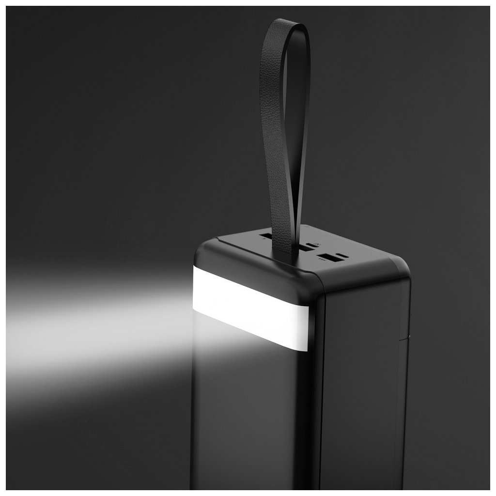 Батарея універсальна XO 80000mAh, PD/18W, QC3.0/22.5W, flashlight, Input(Micro,Type-C,Lightning), Output(3*USB,Type-C) (XO-PR160 / 29209) - зображення 4