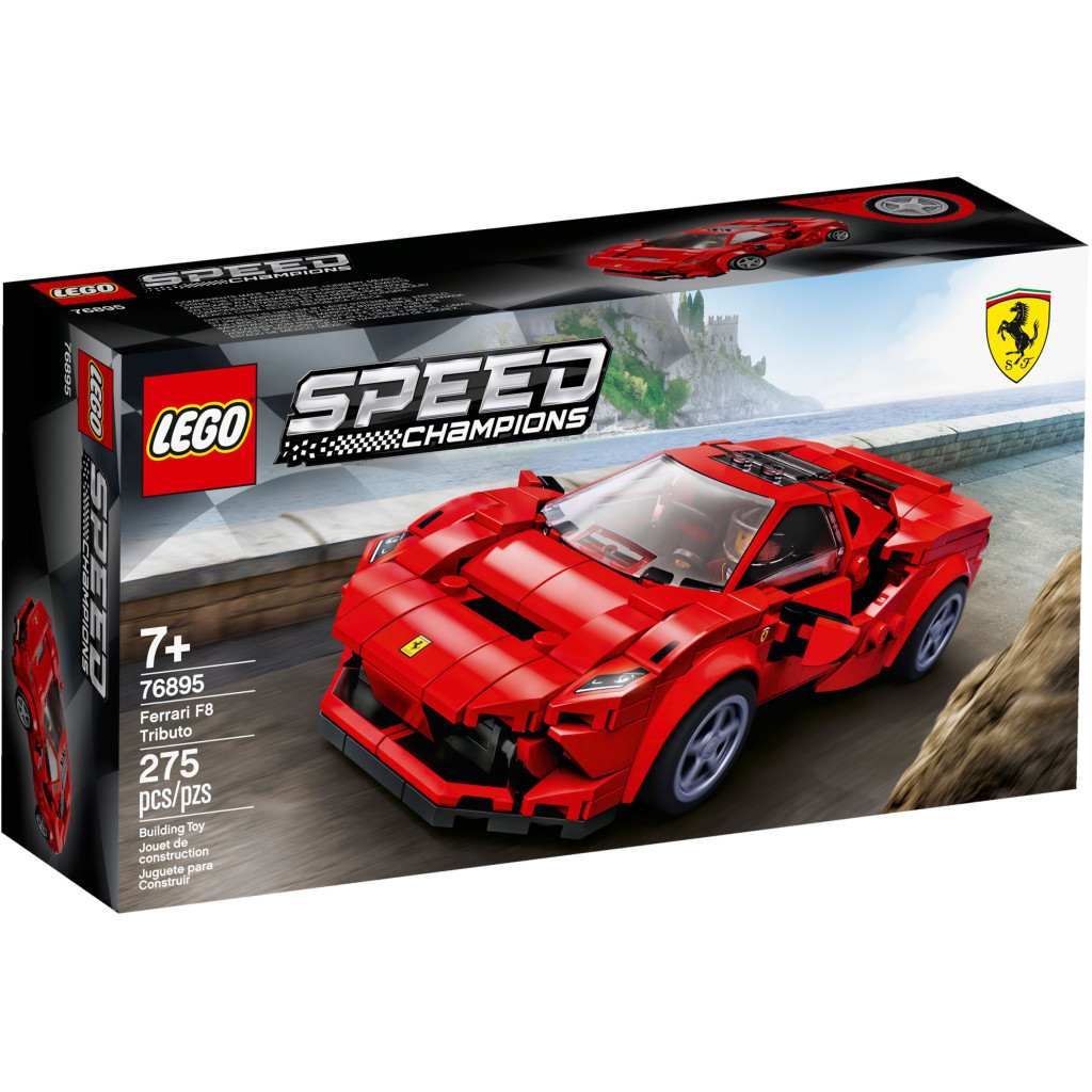 Конструктор LEGO Speed Champions Ferrari F8 Tributo 275 деталей (76895) - зображення 1