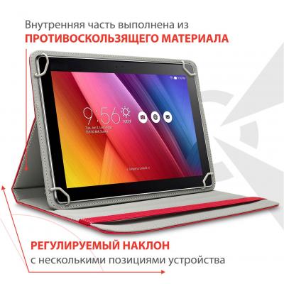 Чохол до планшета AirOn Universal case Premium 7-8" red (4821784622093) - зображення 6