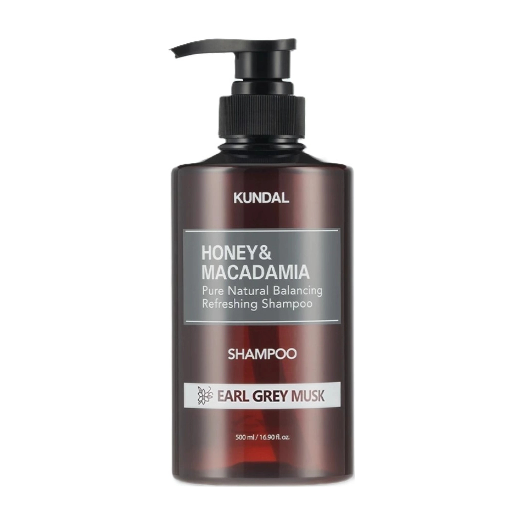 Шампунь Kundal Honey & Macadamia Nature Shampoo Earl Grey Musk 500 мл (8809693259151) - зображення 1