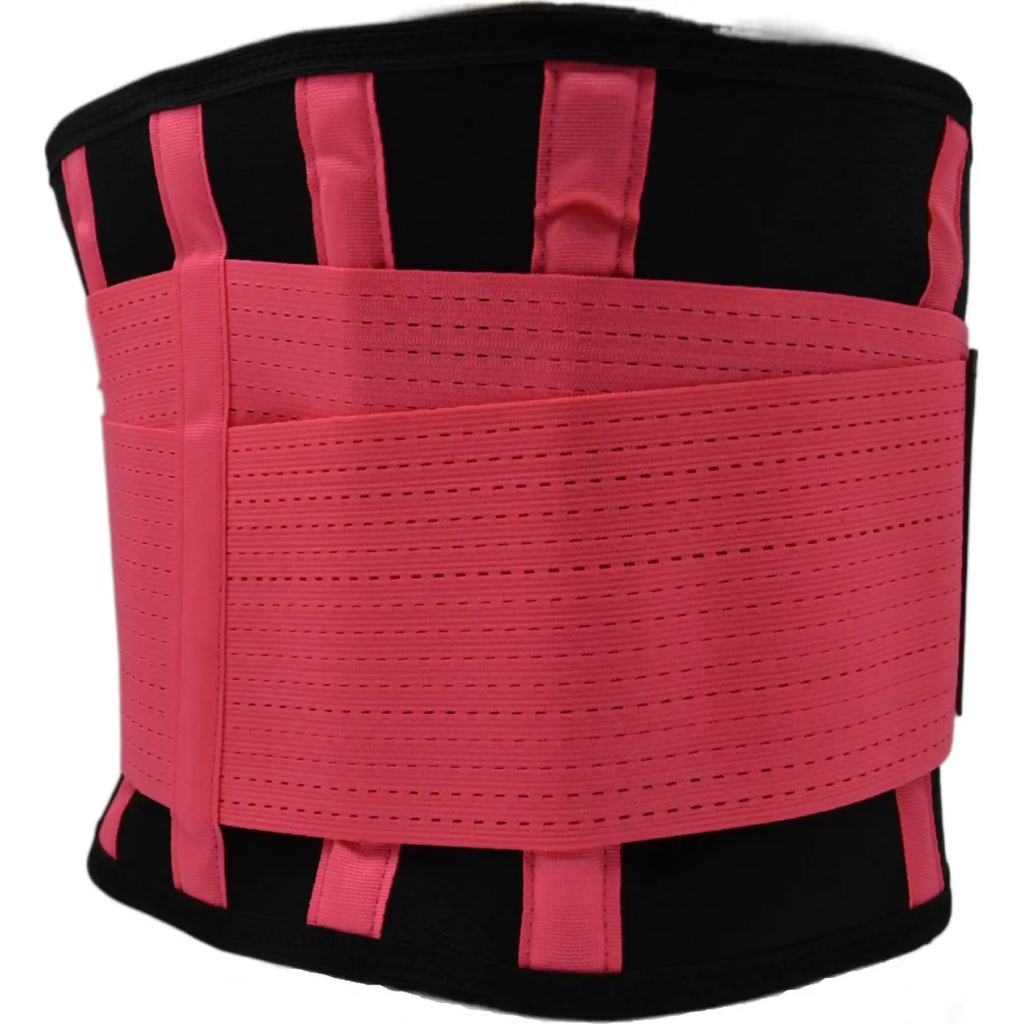 Пояс компресійний MadMax MFA-277 Slimming and Support Belt black/rubine red M (MFA-277-RED_M) - зображення 5