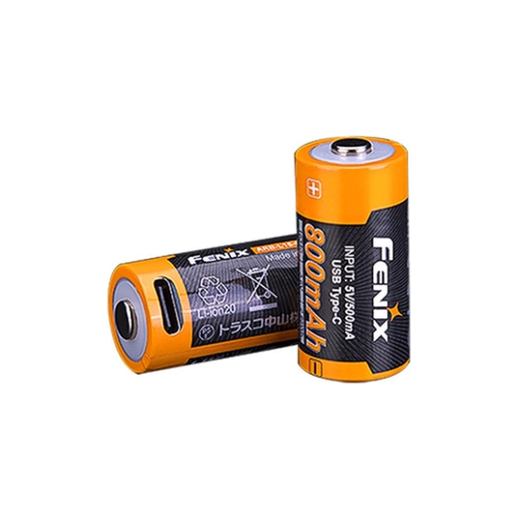 Акумулятор Fenix 16340 (800 UP mAh) Type-C (ARB-L16-800UP) - зображення 3