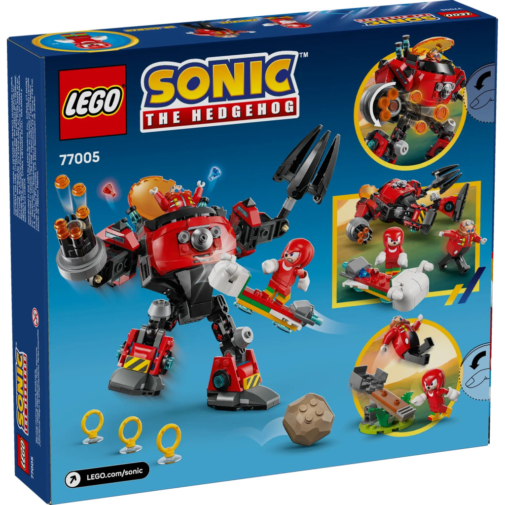 Конструктор LEGO Sonic Knuckles vs. Dr. Eggman Egg Crusher Mech (77005) - зображення 8
