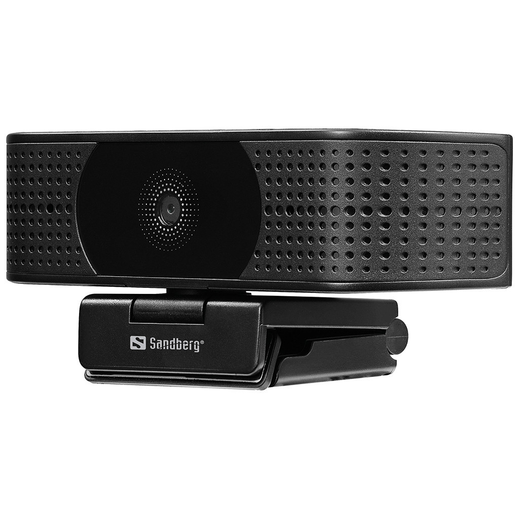 Веб-камера Sandberg Webcam Pro Elite 4K UHD (IMX258) Autofocus USB-A/USB-C Black (134-28) - зображення 2