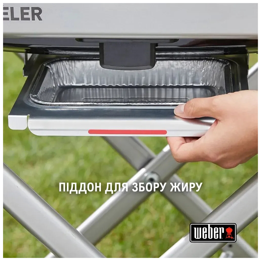 Гриль-барбекю Weber Traveler Compact Portable Black (1500527) - зображення 6