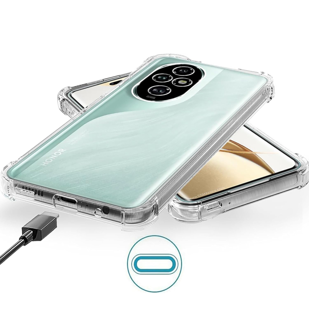 Чохол до мобільного телефона BeCover Anti-Shock Honor 200 Pro Clear (713148) - зображення 3