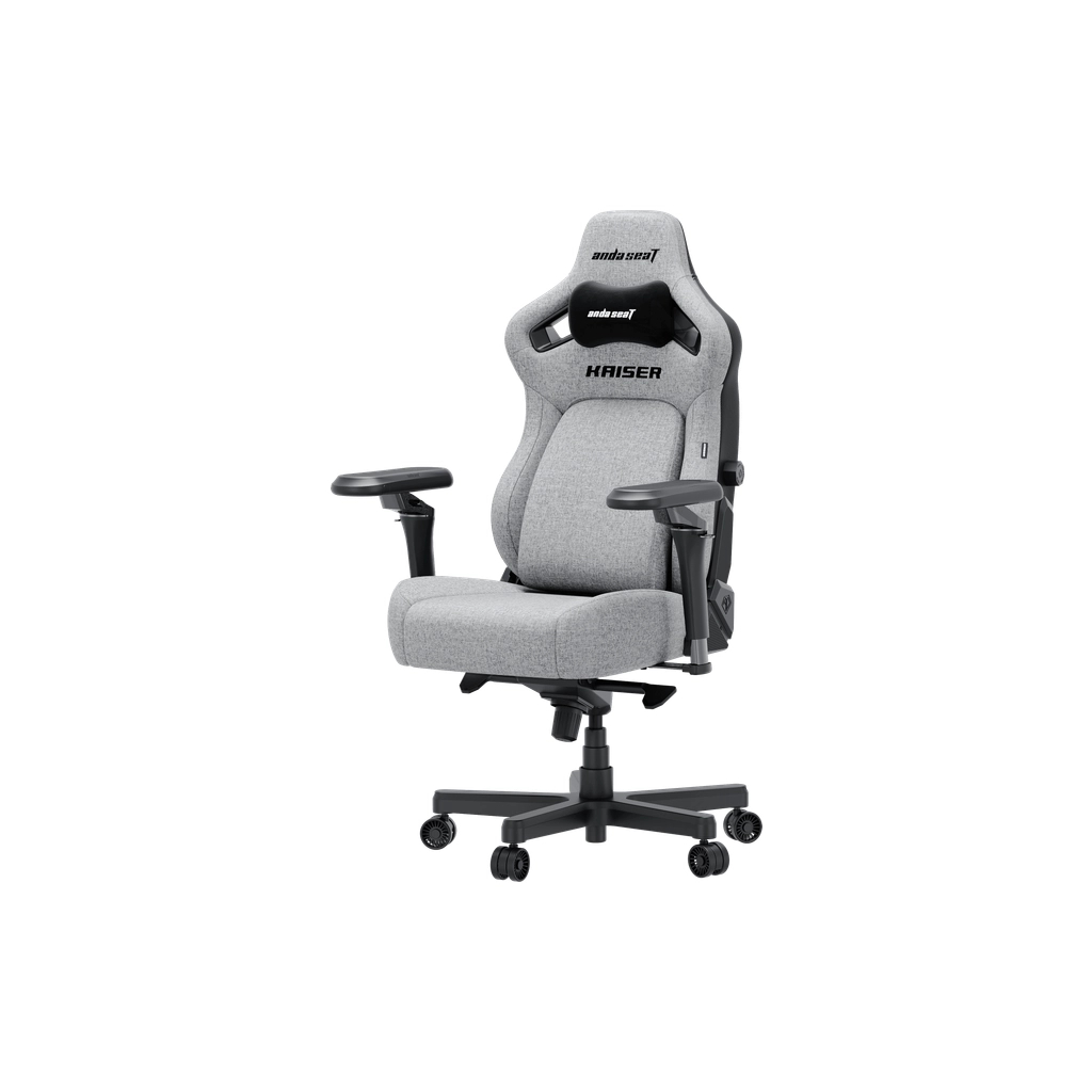Крісло ігрове Anda Seat Kaiser 4 V2 Fabric Size XL Ash Grey (AD12YDDC-XLL-20-G-CF-03) - зображення 3