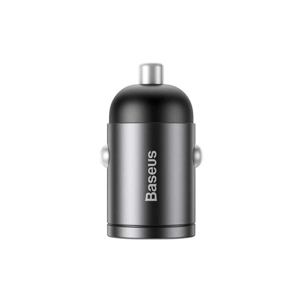 Зарядний пристрій Baseus Tiny Star Mini Quick Charge Car Charger USB-A Gray (VCHX-A0G) - зображення 2