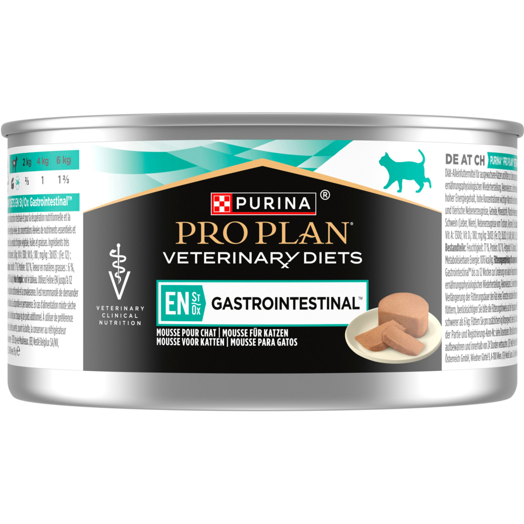 Вологий корм для кішок Purina Pro Plan Veterinary Diets EN Gastrointestinal При розладах кишкової абсорбції та годівлі у період відновлення 195 г (8445290093004) - зображення 3