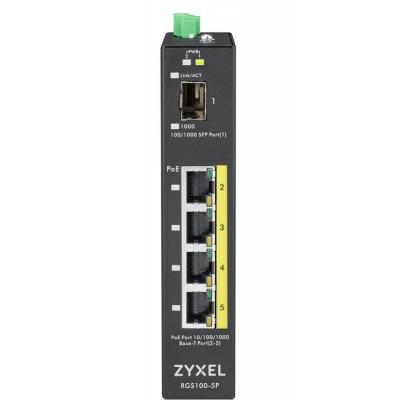 Комутатор мережевий ZyXel RGS100-5P (RGS100-5P-ZZ0101F) - зображення 2