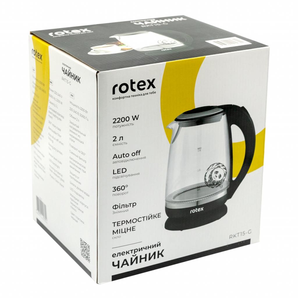 Електрочайник Rotex RKT15-G - зображення 3